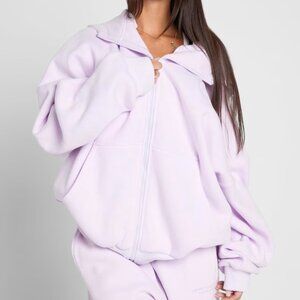 Comfrt Pastel Zip hoodie